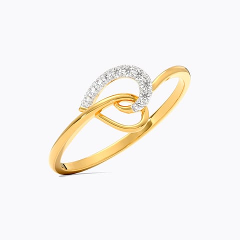 Lively Glint 9KT Diamond Ring