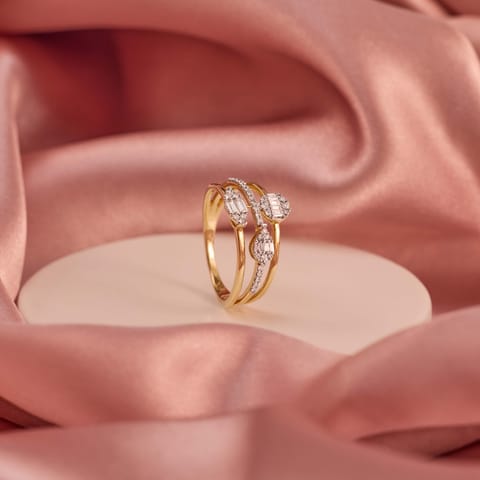 Baguette Spark Diamond Ring