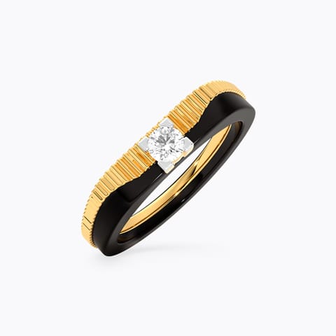 Noir Diamond Ring for Men