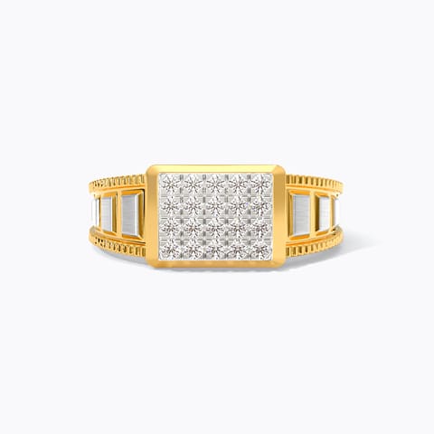 Majestic Pattern Diamond Ring for Men Majestic Pattern Diamond Ring for Men