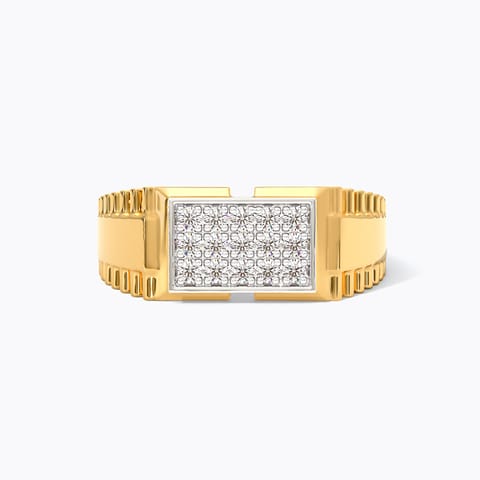Sharp Contour Diamond Ring for Men Sharp Contour Diamond Ring for Men