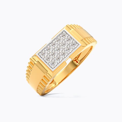 Sharp Contour Diamond Ring for Men Sharp Contour Diamond Ring for Men