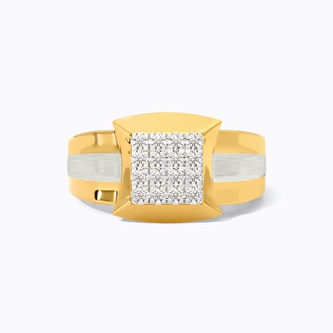 Striking Clustered Diamond Ring for Men Striking Clustered Diamond Ring for Men