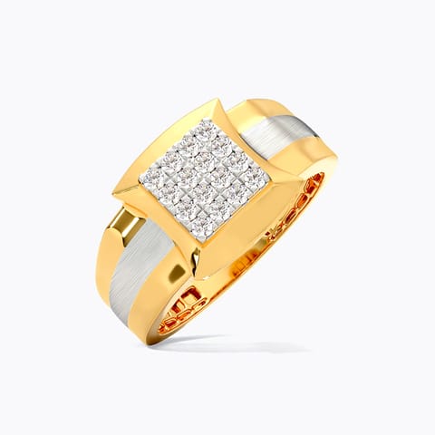 Striking Clustered Diamond Ring for Men Striking Clustered Diamond Ring for Men