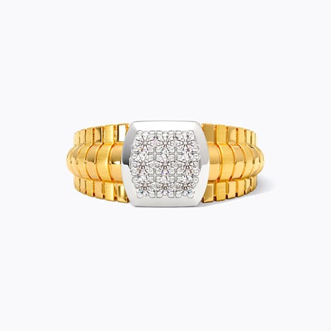 Engraved Majesty Diamond Ring for Men Engraved Majesty Diamond Ring for Men