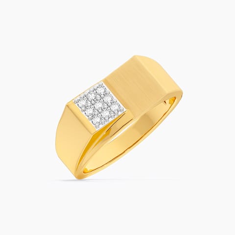Classic Groove Diamond Ring for Men Classic Groove Diamond Ring for Men