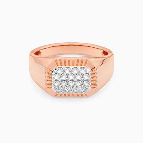 Regal Cluster Diamond Ring for Men Regal Cluster Diamond Ring for Men