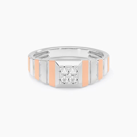 Contemporary Elegance Diamond Ring for Men Contemporary Elegance Diamond Ring for Men