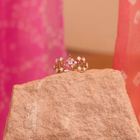Bandhani Noor Gemstone Ring