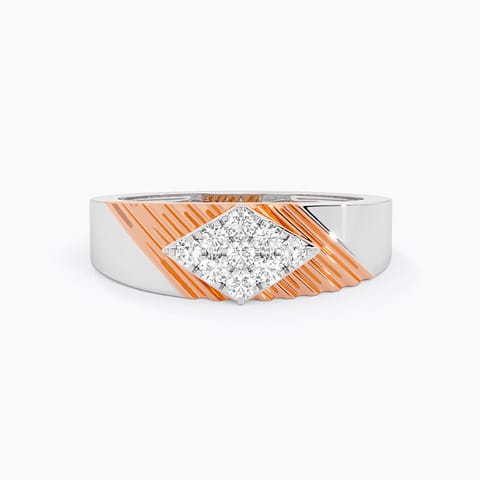 Regal Cluster Diamond Ring for Men Regal Cluster Diamond Ring for Men