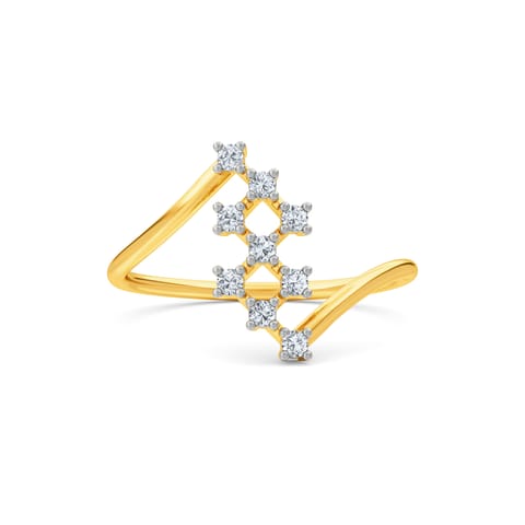 Nine Stone Diamond Ring
