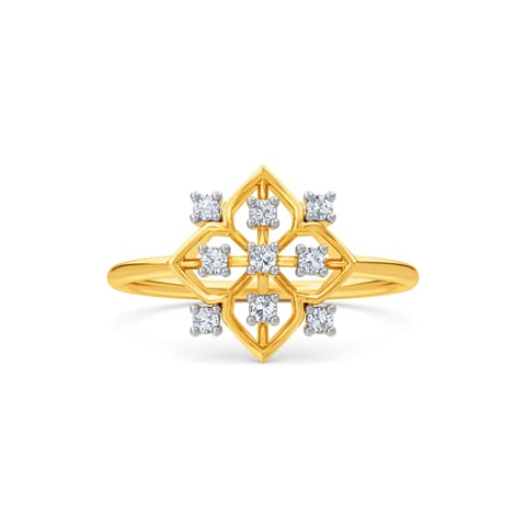 Sparking Square Diamond Ring Sparking Square Diamond Ring