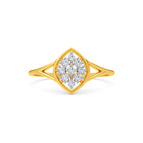Marquise Cascade Diamond Ring