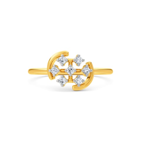 Celestial Cluster Diamond Ring