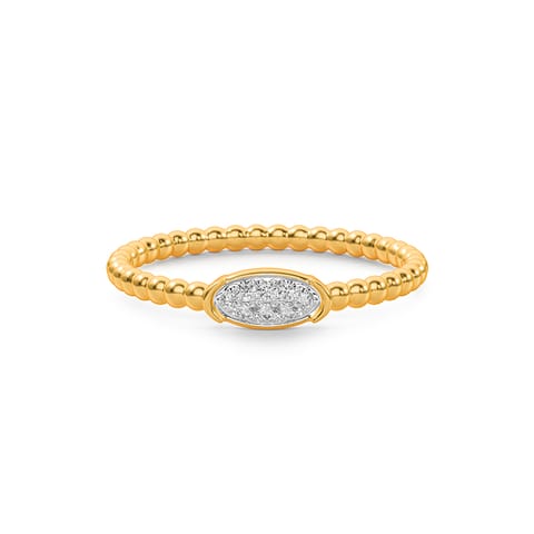 Dainty Spark 9KT Diamond Ring