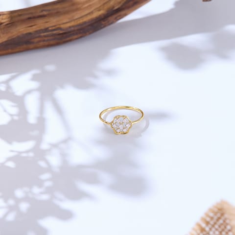 Floral Jaali Diamond Ring Floral Jaali Diamond Ring