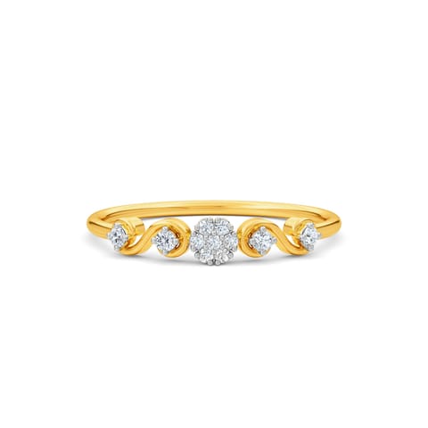 Radiant Stack Diamond Ring