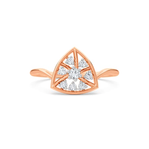 Trinity Beam Diamond Ring