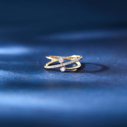 Cosmic Entwine Diamond Ring