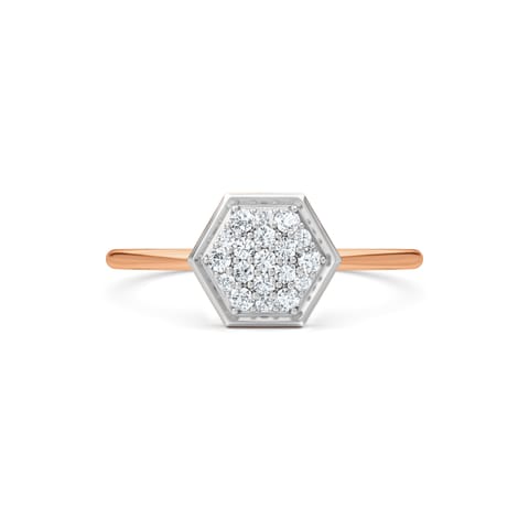 Clustered Hexa Diamond Ring Clustered Hexa Diamond Ring