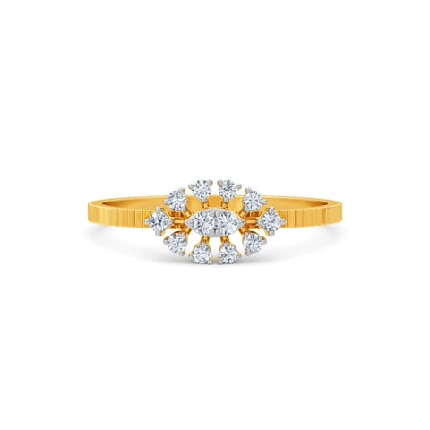 Glided Marquise Diamond Ring
