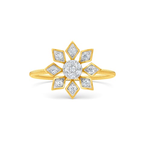 Celestial Florid Diamond Ring