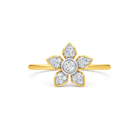 Floral Beam Diamond Ring Floral Beam Diamond Ring