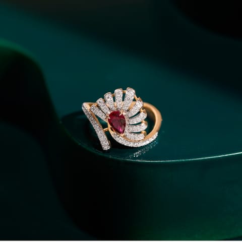 Fleur Ruby Gemstone Ring