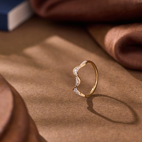 Beaming Waves Diamond Ring Beaming Waves Diamond Ring