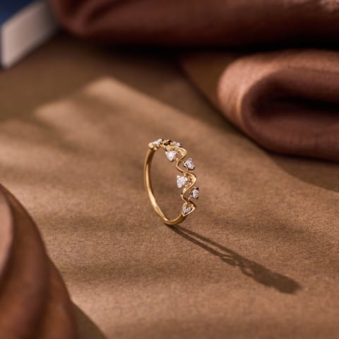 Zigzag Spark Diamond Ring
