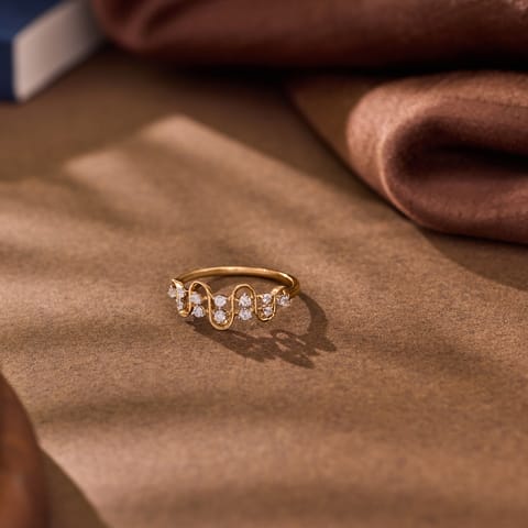 Shimmery Waves Diamond Ring Shimmery Waves Diamond Ring