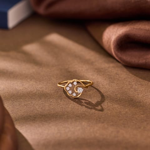 Floral Halo Diamond Ring Floral Halo Diamond Ring