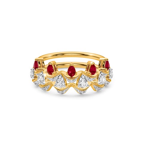 Radiant Ember Gemstone Ring Radiant Ember Gemstone Ring