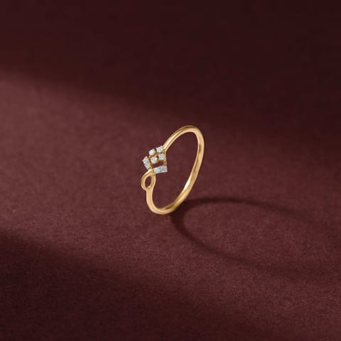 Contour Knot Diamond Ring Contour Knot Diamond Ring