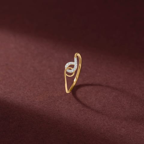 Interlock Contour Diamond Ring Interlock Contour Diamond Ring