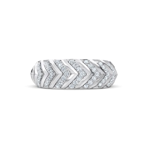 Demi Cheveron Diamond Band for Men Demi Cheveron Diamond Band for Men