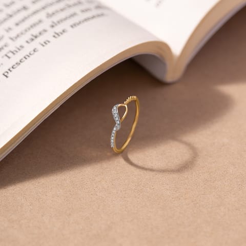 Ribbon Knot Diamond Ring Ribbon Knot Diamond Ring