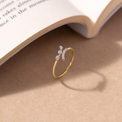 Ascending Leaf Diamond Ring Ascending Leaf Diamond Ring