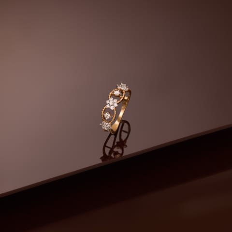 Playful Floral Diamond Ring Playful Floral Diamond Ring