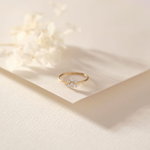 Swirl Seven Diamond Ring Swirl Seven Diamond Ring