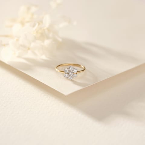 Adorned Seven Diamond Ring