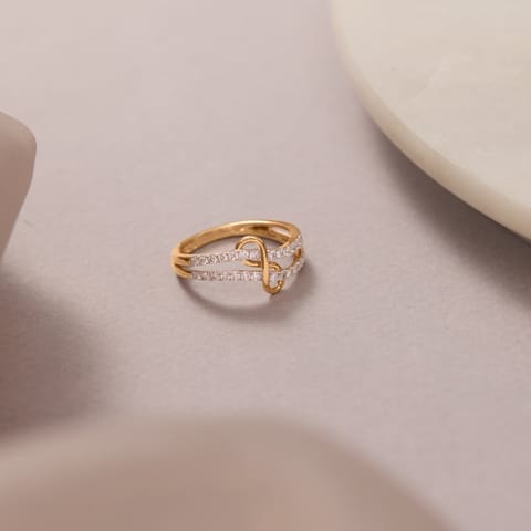 Flowing Infinity Diamond Ring Flowing Infinity Diamond Ring