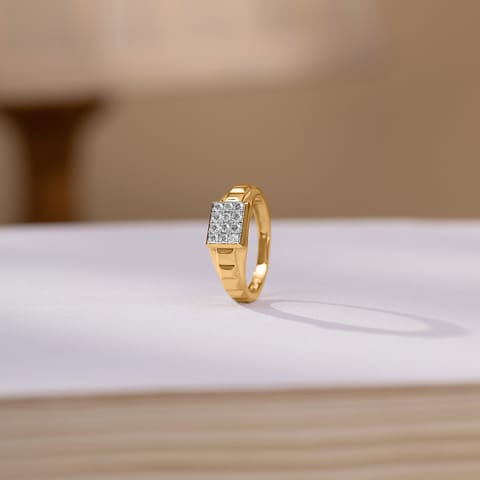 Solid Spark Diamond Ring for Men