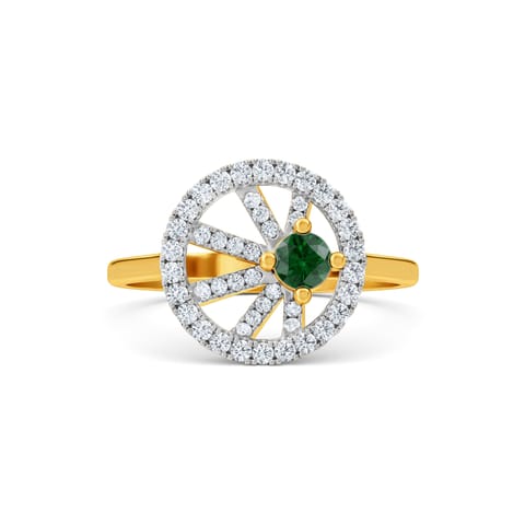 Green Orb Gemstone Ring Green Orb Gemstone Ring