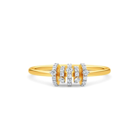 Fine Lines Diamond Ring