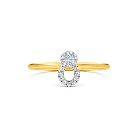Minimal Orb Diamond Ring Minimal Orb Diamond Ring