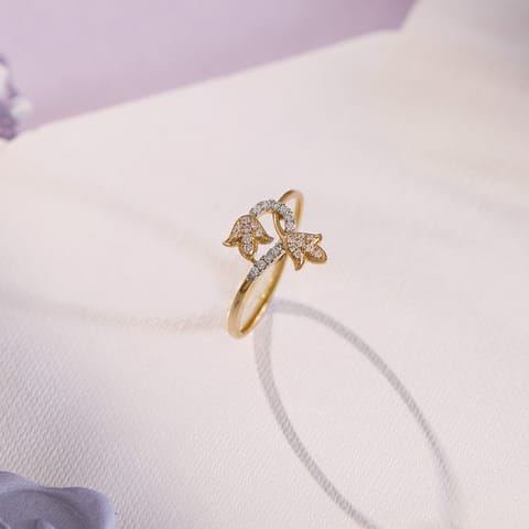 Tulip Duo Diamond Ring Tulip Duo Diamond Ring