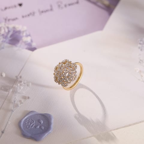 Trendy Orbit Diamond Ring