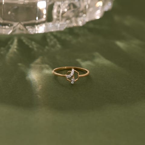 Hexa Spark Diamond Ring