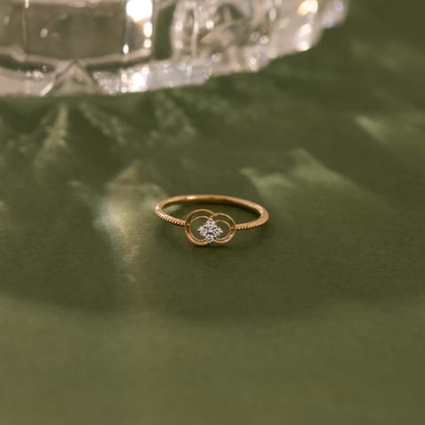 Double Loop Diamond Ring Double Loop Diamond Ring